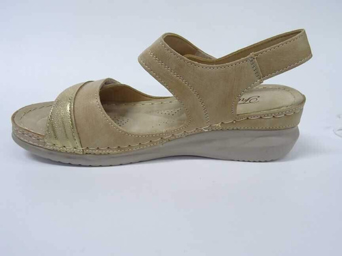 Sandały damskie 7A21290-12.KHAKI (36/42,12par)