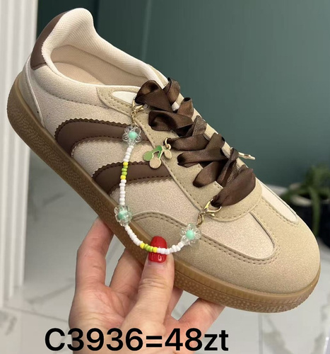 Buty sportowe damskie C3936.BEIGE (36/41,12par)