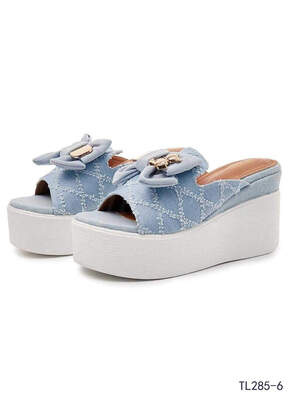 Klapki damskie  TL285N-6.BLUE (36/41,12par)