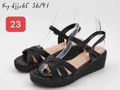 Sandały damskie 7ADJJS65.BLACK (36/41,12par)