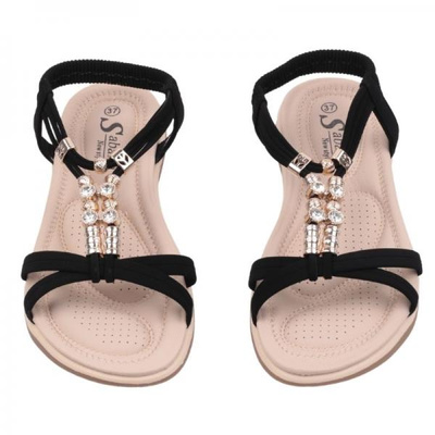 Sandały damskie DH23-1.BLACK (36/41,12par)