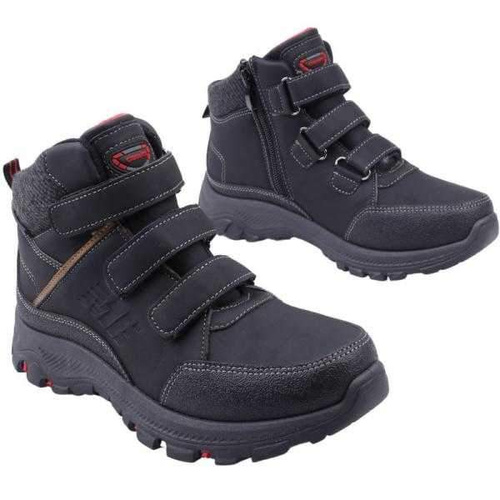 Trzewiki damskie B2048-1.BLACK/CAMEL (36/41,8par)