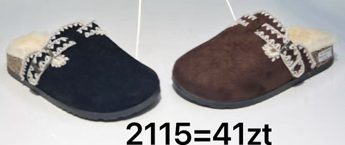 Klapki damskie 2115.KOLORDOWYBORU (36/41,12par)