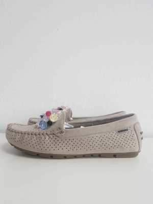 Balerinki damskie 7AHH707-8.KHAKI (36/41,12par)