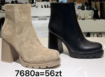 Botki damskie ocieplane 7680A-1.KOLORDOWYBORU (36/41,12par)