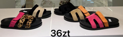 Klapki damskie LU022.KOLORDOWYBORU (36/41,12par)