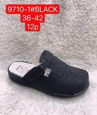 Klapki damskie 7A9710-1.BLACK (36/42,12par)