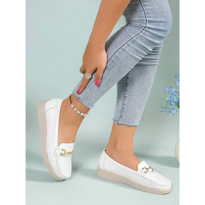 Balerinki damskie 7AGS64.WHITE  (36/41,12par)