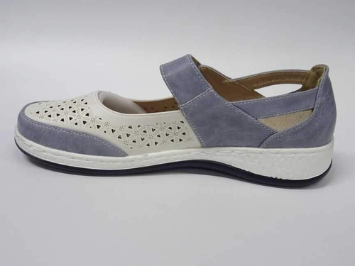 Balerinki damskie 7A9769-11.BLUE (36/41,12par)