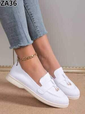 Balerinki damskie 7AZA36.WHITE (36/41,12par)