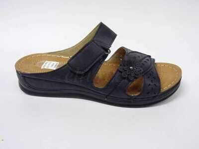 Klapki damskie 7A5705-1.BLACK (36/42,12par)