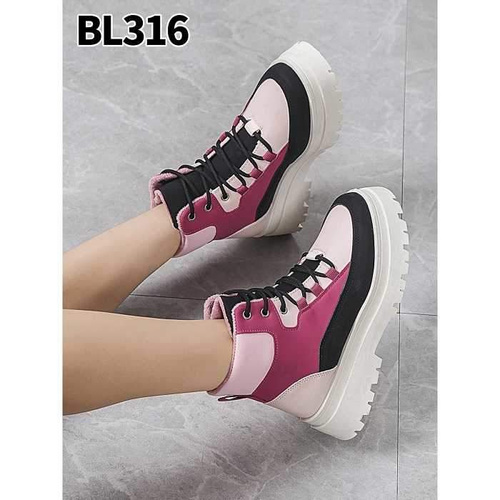 Botki damskie 7ABL316.ROSE Ocieplane (36/41,12par)