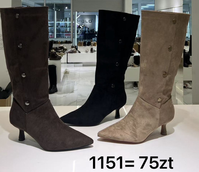 Kozaki damskie 1151.KOLORDOWYBORU (36/41,12par)