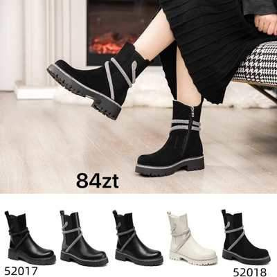 Botki damskie 7A52017,52018.KOLORDOWYBORU (36/41,12par)