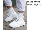 Buty sportowe damskie LA191.WHITE (36/41,12par)