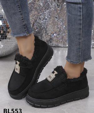 Botki damskie 7ABL553.BLACK (36/41,12par)