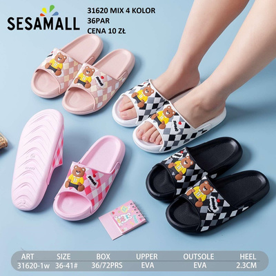 Klapki damskie 31620.KOLORDOWYBORU (36/41,36par)