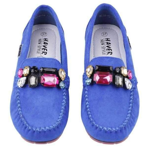 Balerinki damskie MH14-13.BLUE (36/41,12par)