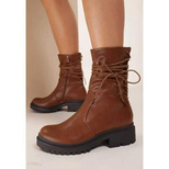 Botki damskie ocieplane 7AST30.CAMEL  (36/41,12par)