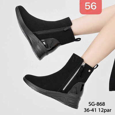 Botki damskie 7ASG-868.BLACK (36/41,12par)