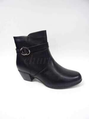 Botki damskie 7A7395-1.BLACK Ocieplane (36/42,12par)