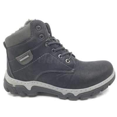 Trzewiki damskie B203A-2.BLACK/GREY (36/41,8par)