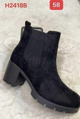 Botki damskie 7AH2418B.BLACK (36/41,12par)