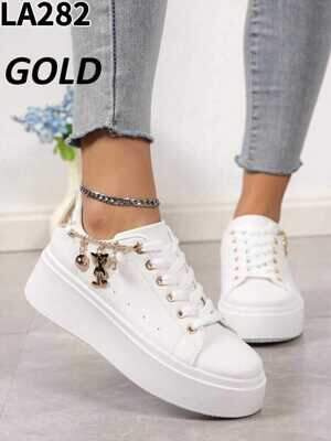 Buty sportowe damskie 7ALA282.GOLD (36/41,12par)