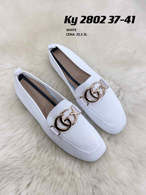 Trampki damskie 7A2802.WHITE (36/41,12par)