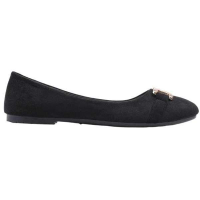 Balerinki damskie F22-2.BLACK (36/41,12par)