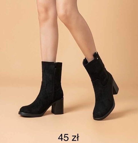 Botki damskie HQ343.BLACK (36/41,12par)