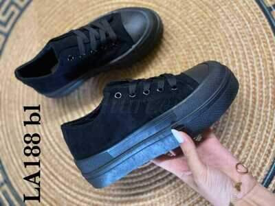 Trampki damskie 7ALA188.BLACK  (36/41,12par)