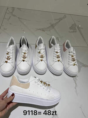 Buty sportowe damskie  7A9118.BEIGE    (36/41,12par)