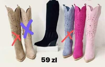 Kozaki damskie   7A1126.KOLORDOWYBORU   (36/41,12par)