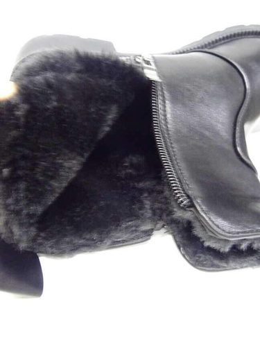 Botki damskie 7A6053-1.BLACK Ocieplane (36/41,12par)