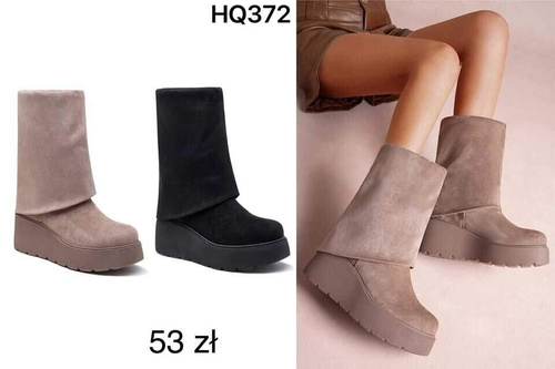 Kozaki damskie HQ372.KOLORDOWYBORU (36/41,12par)