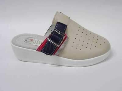 Klapki damskie 7AB12-5.BEIGE (36/41,12par)