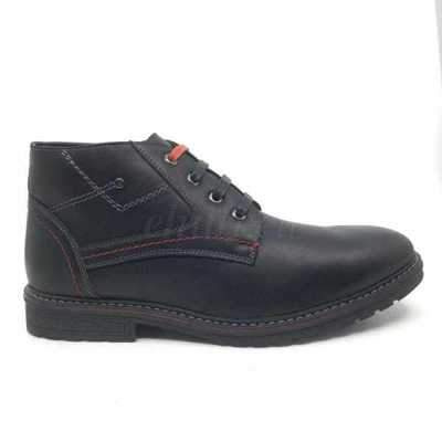 Trzewiki męskie 9AA2191-12.BLACK/RED (41/46,8par)