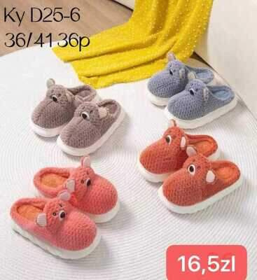 Kapcie damskie 7AKYD25-6.MIX (36/41,36par)