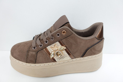Buty sportowe damskie  7C3913.BROWN (36/41,12par)