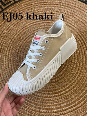 Trampki damskie 7AEJ05.KHAKI   (36/41,12par)