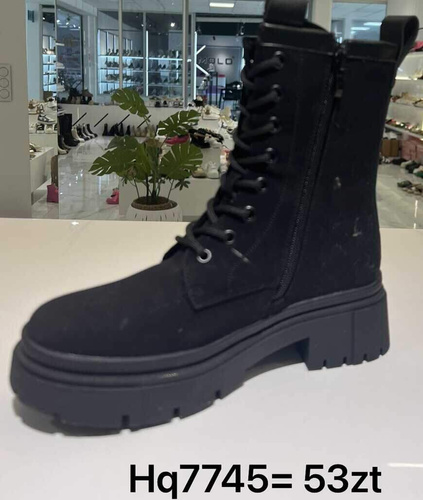 Botki damskie 7AHQ7745.BLACK (36/41,12par)