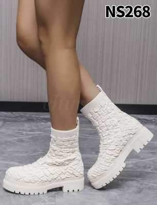 Botki damskie 7ANS268.WHITE (36/41,12par)