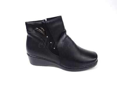 Botki damskie 7AX3716.BLACK Ocieplany (36/42,12par)