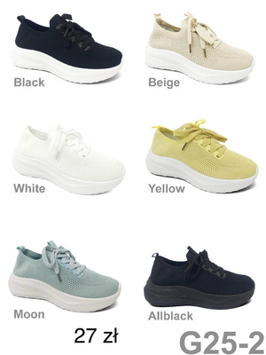  Buty sportowe damskie G25-2.KOLORDOWYBORU (36/41,12par)