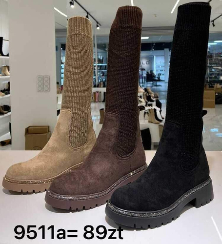 Botki damskie 7A9511.KOLORDOWYBORU (36/41,12par)