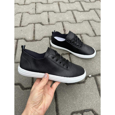 Trampki damskie    7LCJ-37.BLACK/WHITE  (36/41,12par)