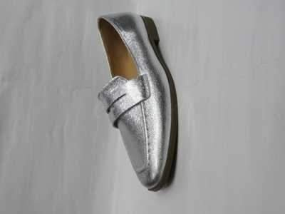 Balerinki damskie 7A888-606.SILVER (36/41,12par)