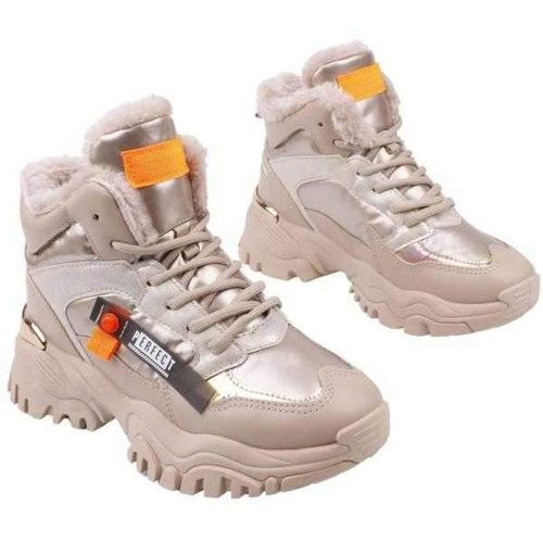 Trzewiki damskie RM44A-2.BEIGE Ocieplany (36/41,8par)