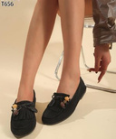 Balerinki damskie 7AT656.BLACK (36/41,12par)